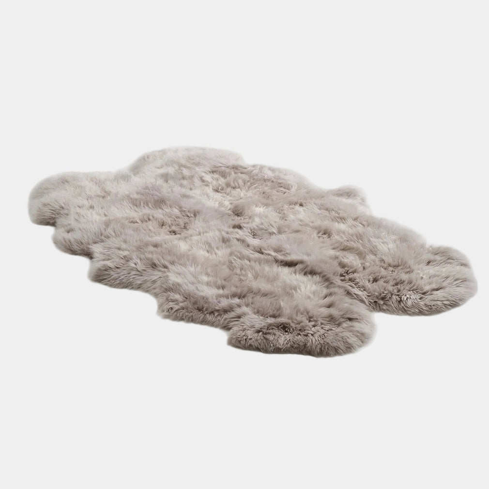 Sheepskin - Rug, 4 Piece Light Grey