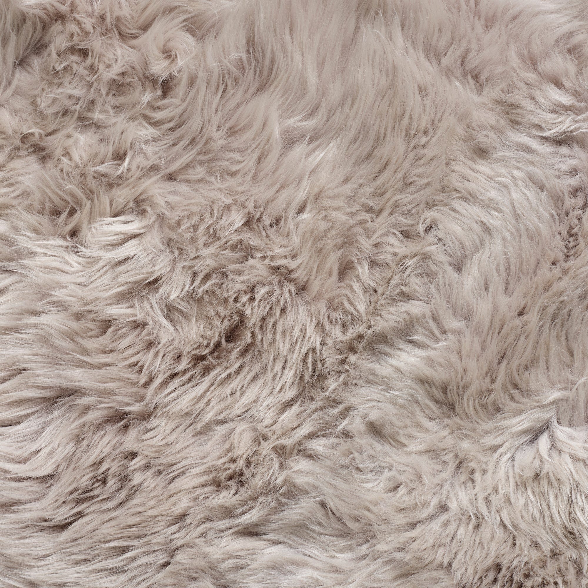 Sheepskin - 4 Piece Rug Light Grey
