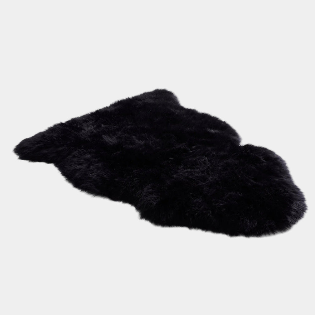 Sheepskin - Rug, Single Piece Black