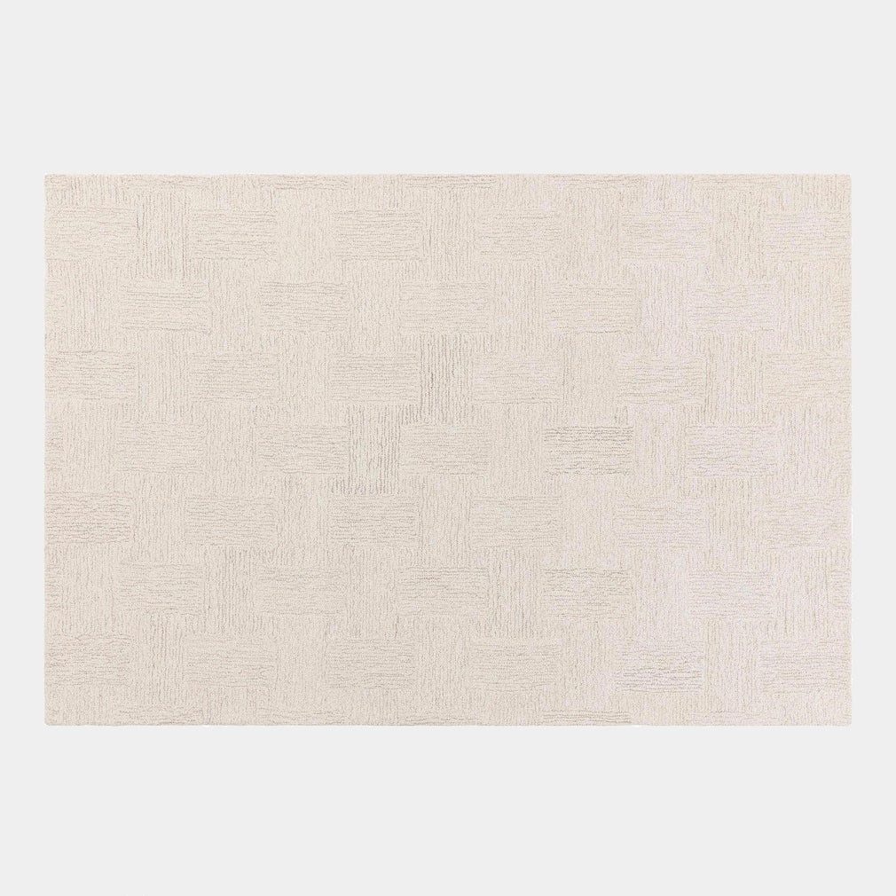Theodore Rug Hatch White Sand 120cm x 170cm