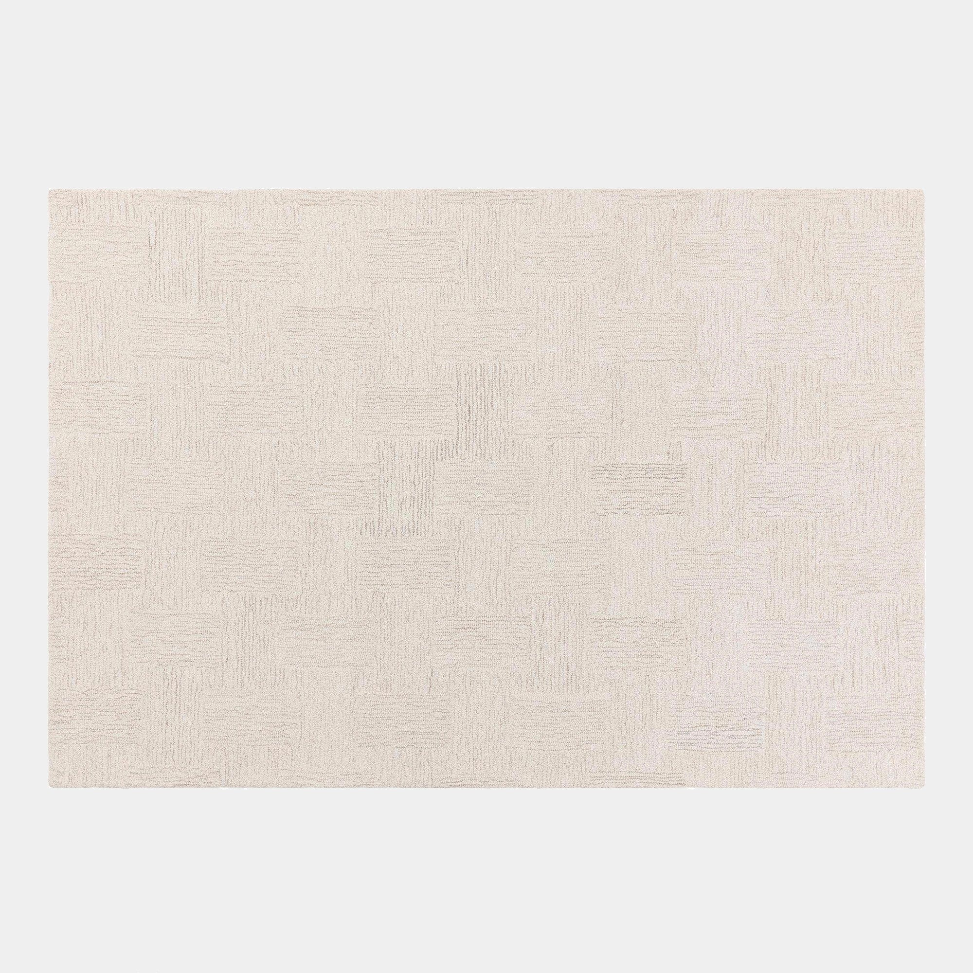 Theodore Rug Hatch White Sand 120cm x 170cm