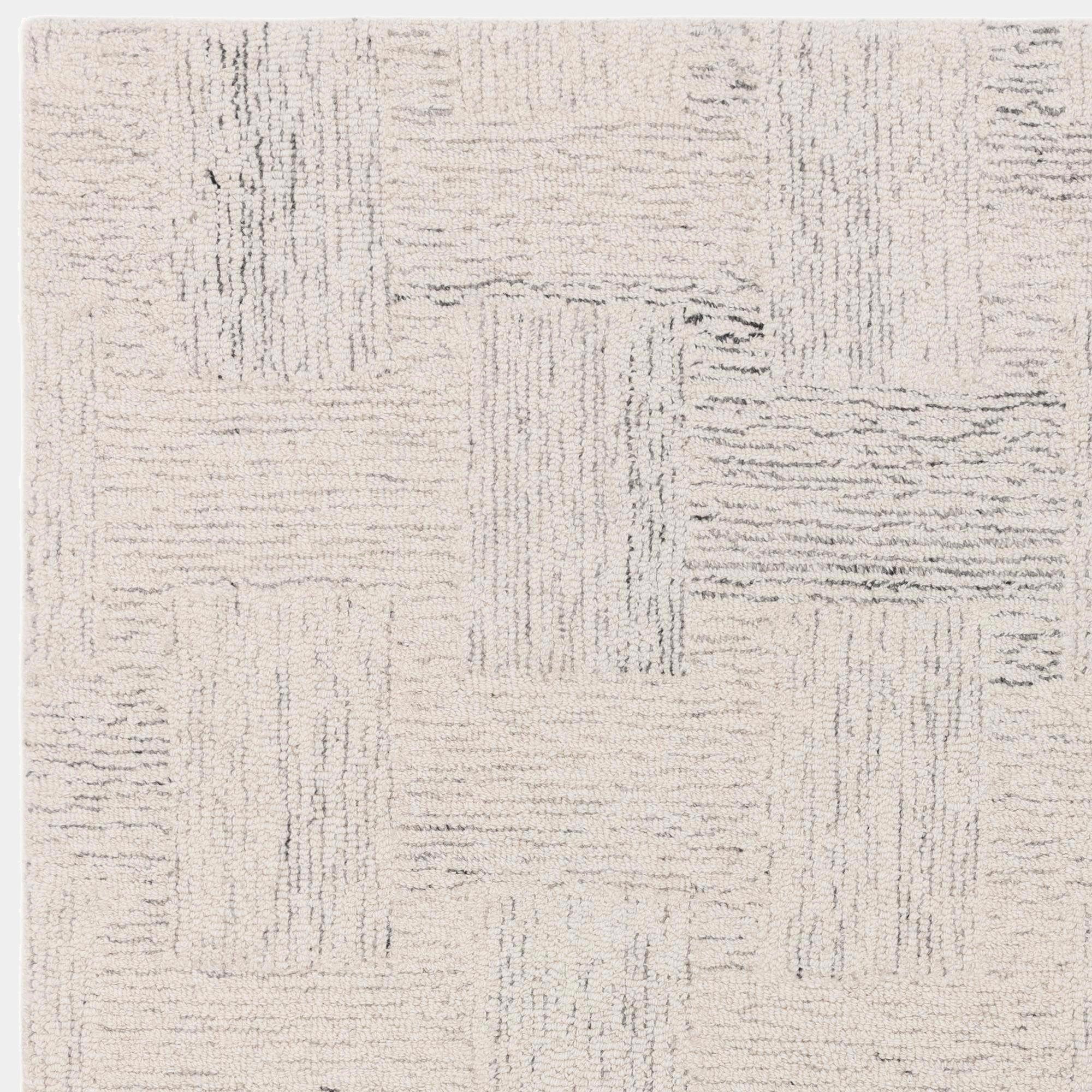 Theodore Rug Hatch White Sand 120cm x 170cm