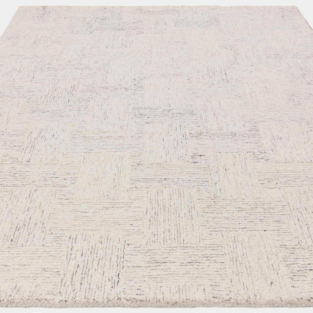 Theodore Rug Hatch White Black 120cm x 170cm