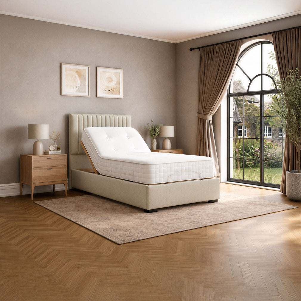 Datchworth Adjustable - Premium Slatted or Optim Adjustable Divan Set