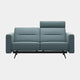 Stressless Stella - 2 Seat Sofa, Leather 09472 Teal Blue