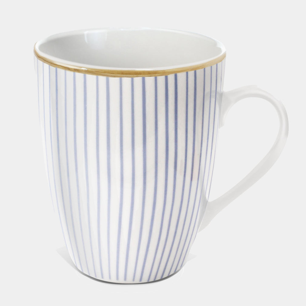 Tipperary Crystal Rainbow - Striped Mugs, Set of 6