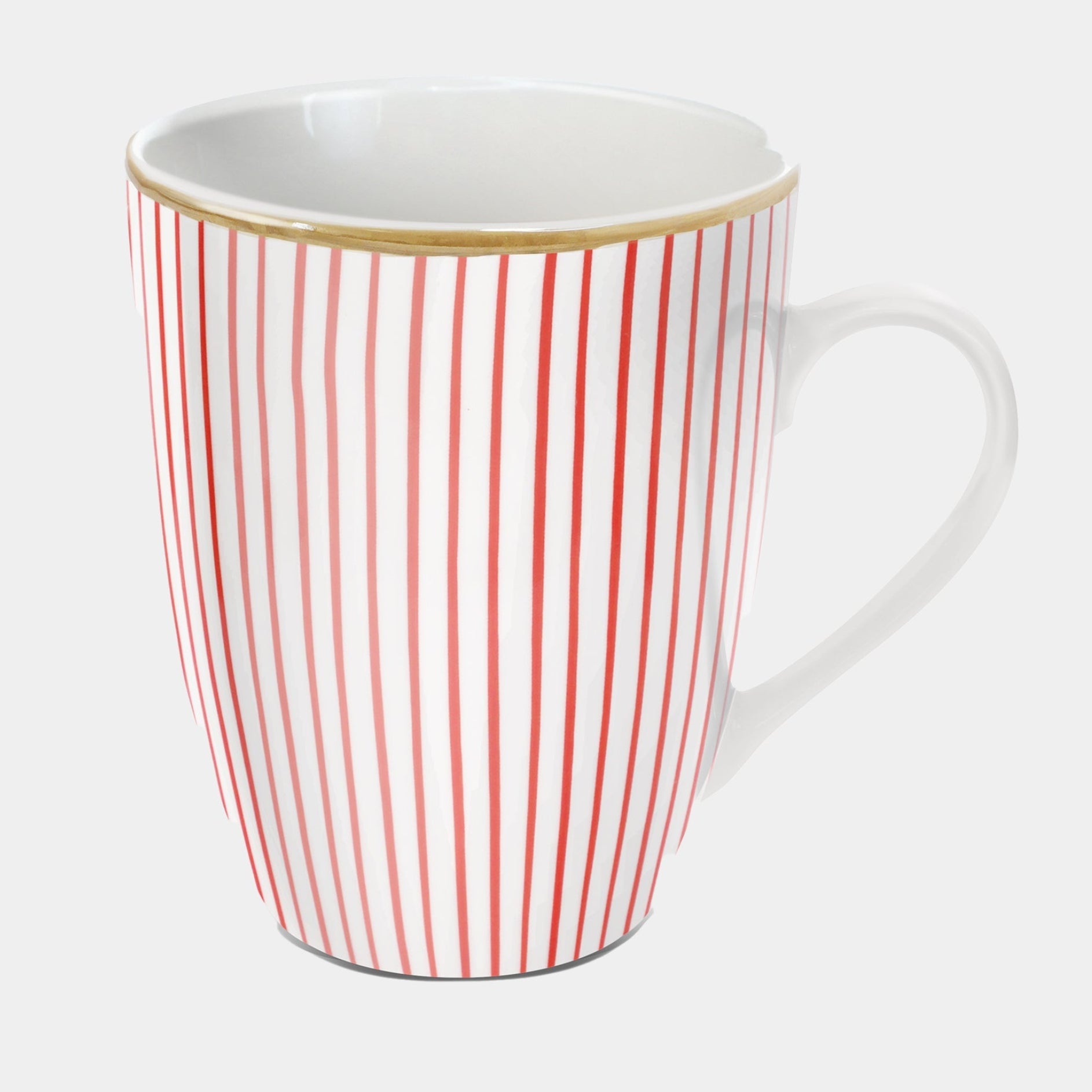 Tipperary Crystal Rainbow - Striped Mugs, Set of 6