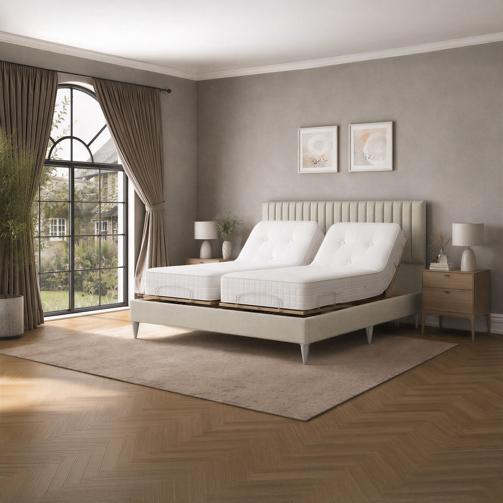 Datchworth Adjustable - Premium Slatted or Optim Adjustable Divan Set
