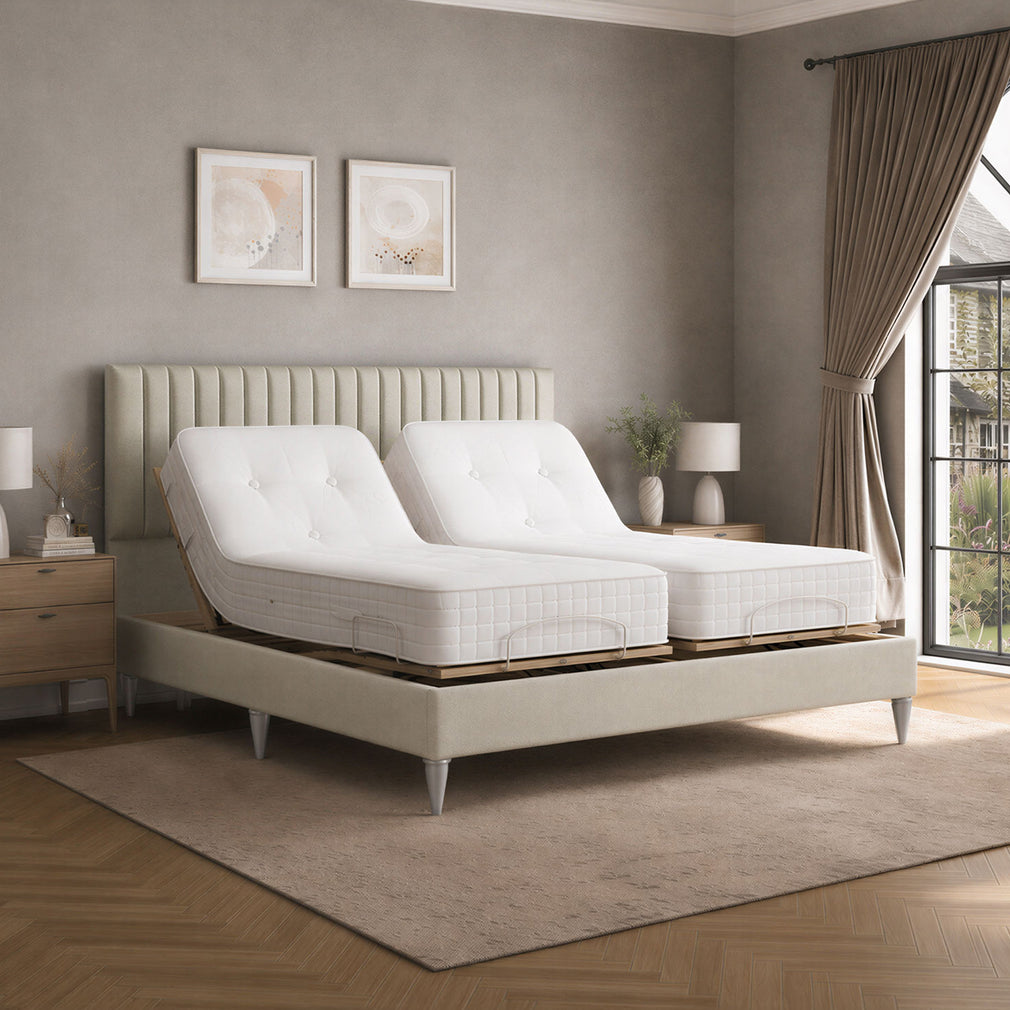 Datchworth Adjustable - Premium Slatted or Optim Adjustable Divan Set