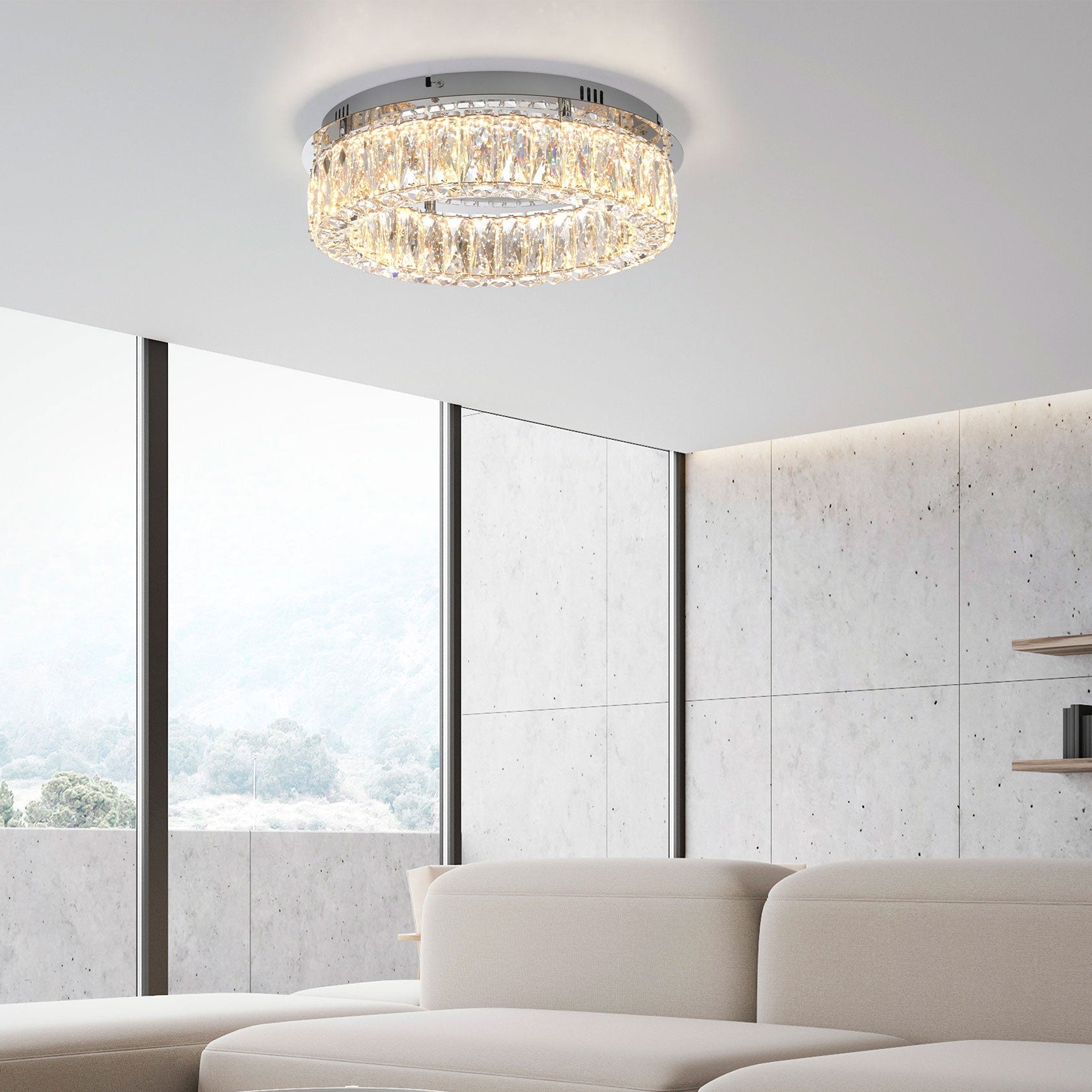 Coronet Chrome - Ceiling Light