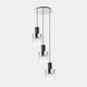 Rizzi Chrome - Pendant Ceiling Light, 3 Light