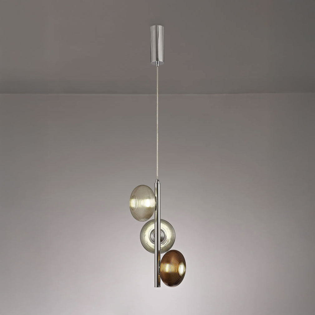 Vespera Champagne - Triple Pendant Ceiling Light