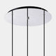 Rizzi Chrome - Pendant Ceiling Light, 3 Light