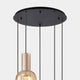 Miraz Black & Gold - Pendant Ceiling Light, 5 Light