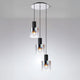 Rizzi Chrome - Pendant Ceiling Light, 3 Light