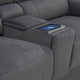Nickelodeon - 2.5 Seat Power Recliner Sofa Touchscreen In Fabric