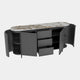 Tropez - 4 Door Sideboard with Drawers, Ceramic Top