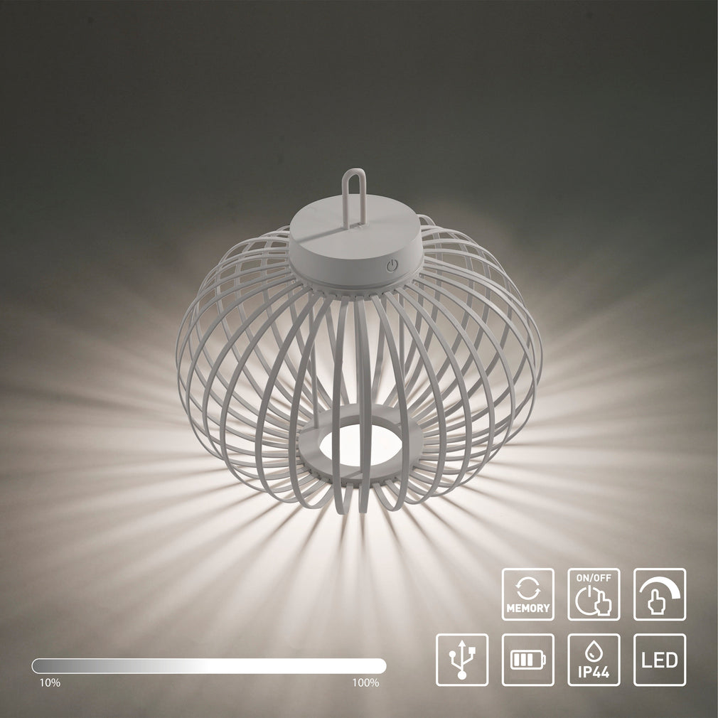 Korb White - Outdoor Lantern