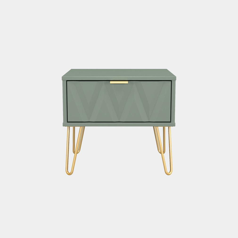 Jewel - 1 Drawer Bedside Table, Small
