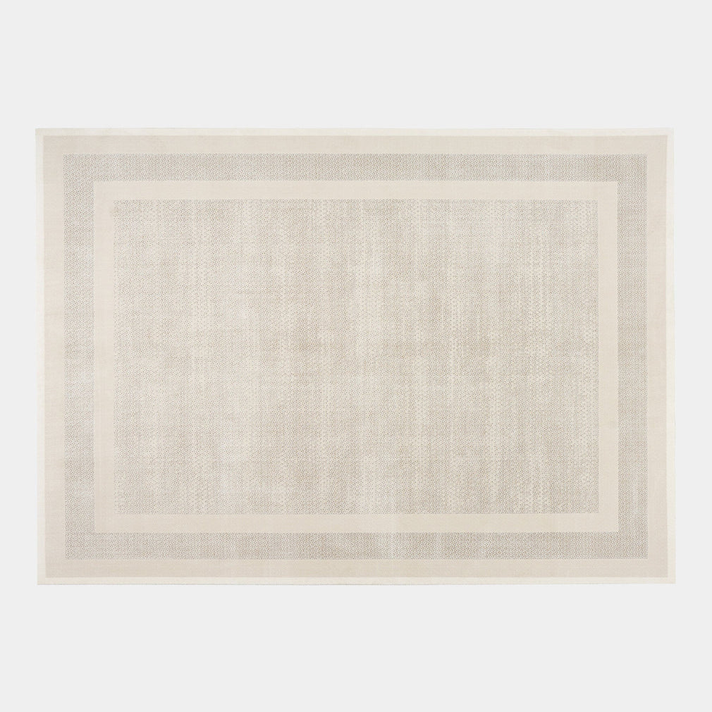 DKNY Grand Street - Patterned Rug GRN05 Ivory Taupe