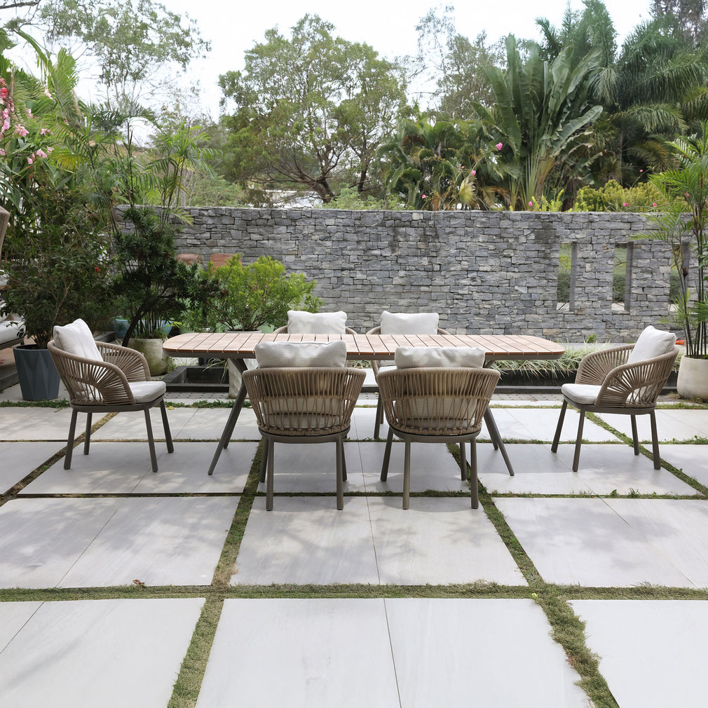Mauritius - 6 Seat Rectangular Garden Dining Set