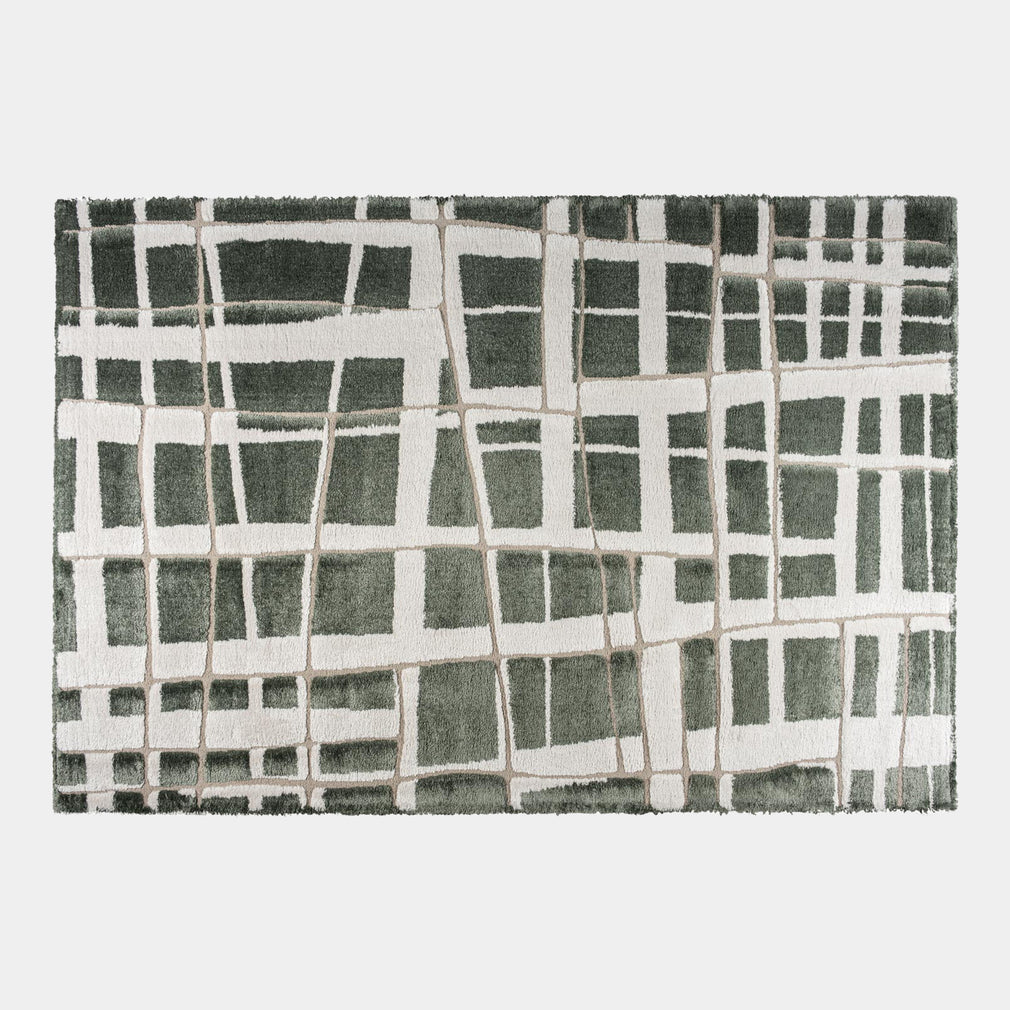 Dune - Patterned Rug, Green