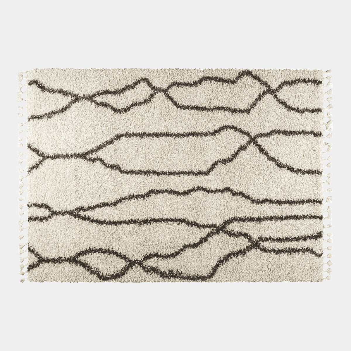 Twilight - Patterned Speckled Rug Patterned Cream