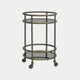Roue - Antique Brass Drinks Trolley