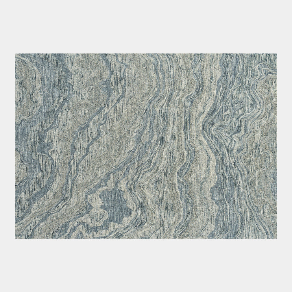 Graceful - Wool Rug Blue