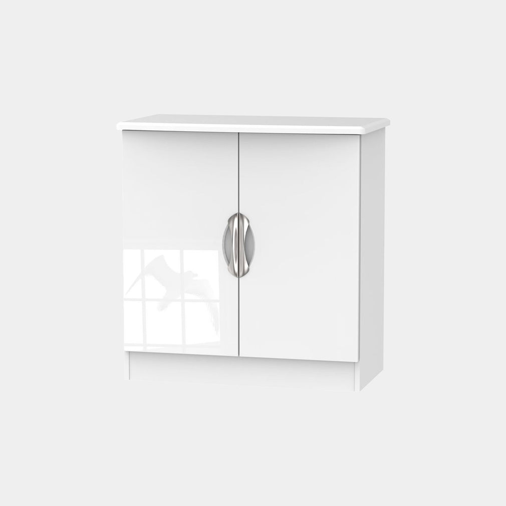 Cornell - 2 Door Sideboard, High Gloss 2 Doors White