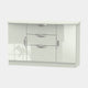 Cornell - Sideboard, High Gloss 2 Door 3 Drawers Kashmir