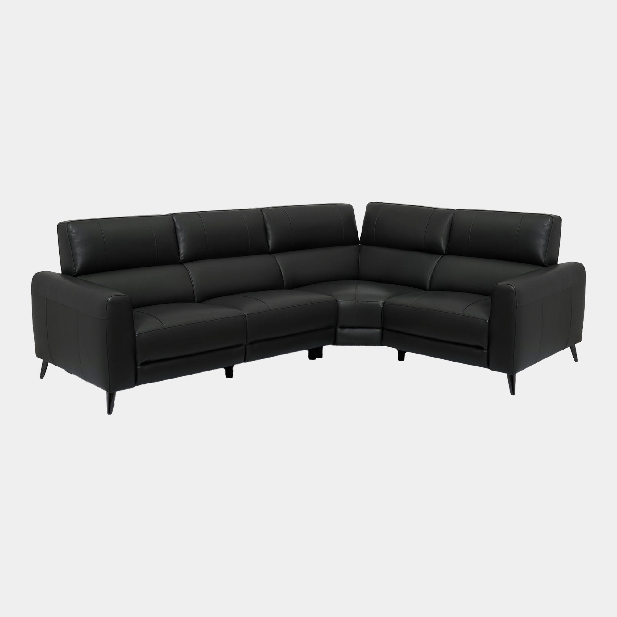 Hamilton - 2 Corner 1 Power Recliner Corner Sofa, Leather
