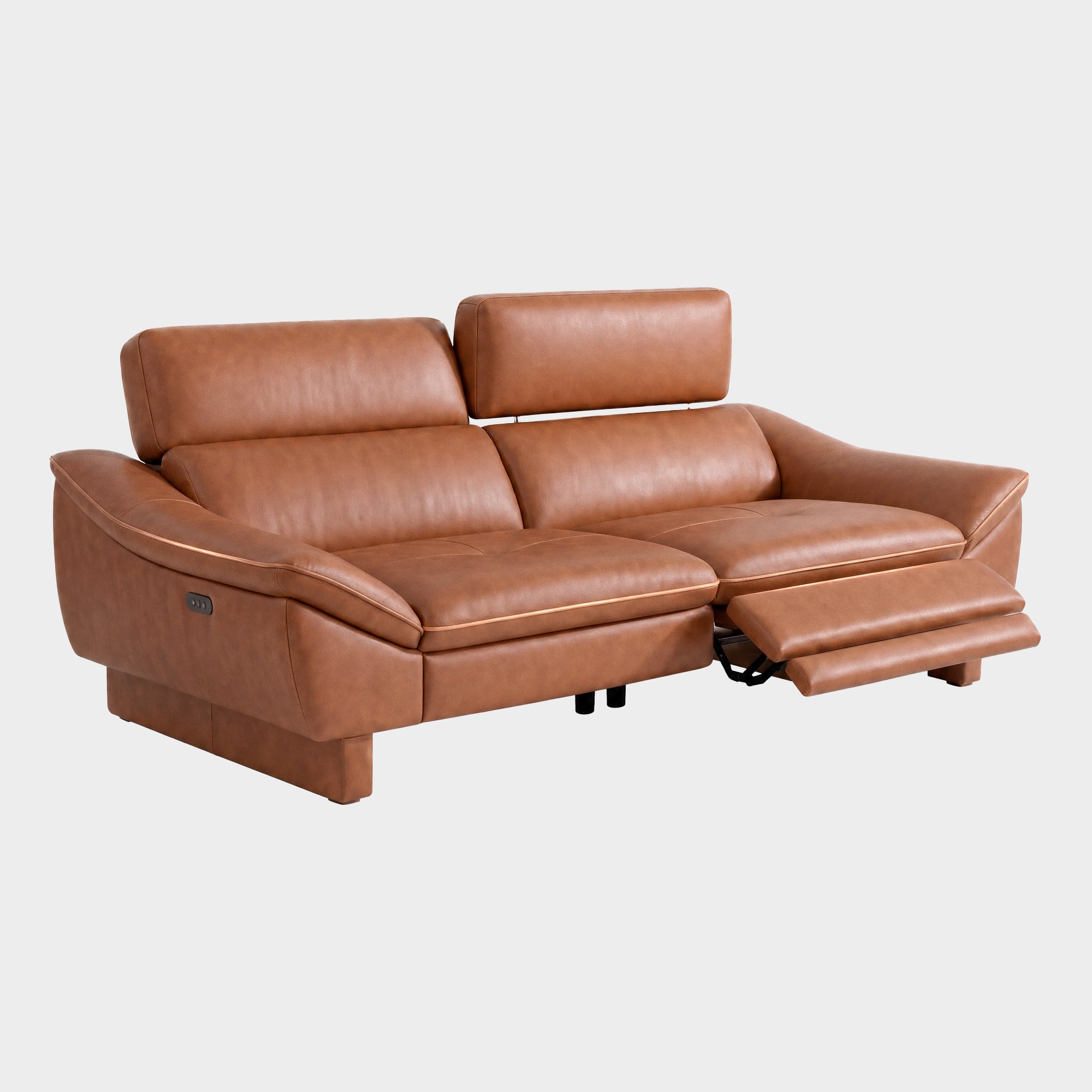 Positano - 2 Seat Triple Power Recliner Sofa, Leather