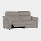 Rimini - 2 Seat Power Recliner Sofa with Adjustable Headrest & Lumbar, Taupe Leather