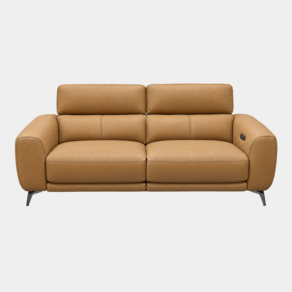 Portland - 2.5 Seat Sofa With Power Recliners & Toggle Switches, Leather