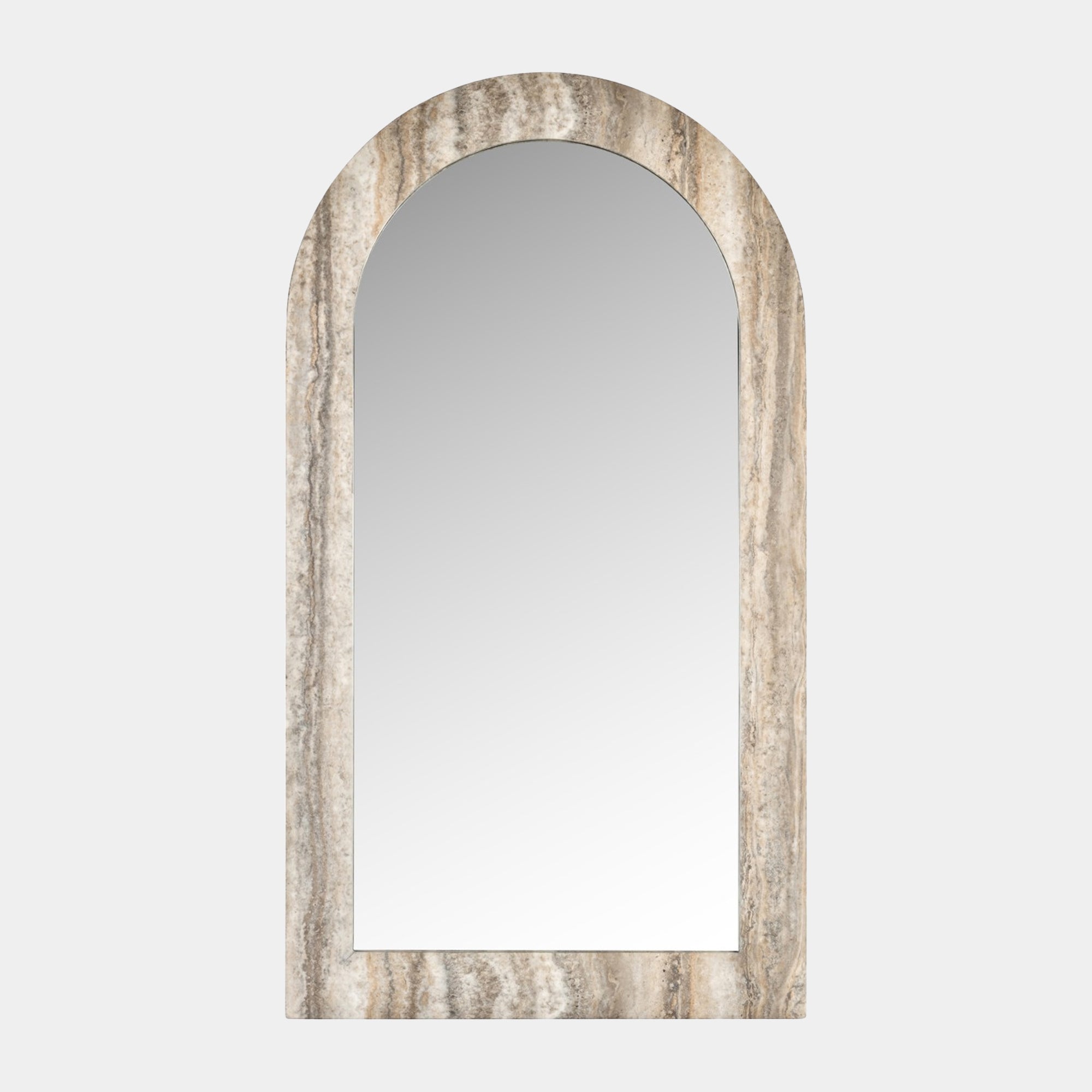 Travertine Arch - Wall Mirror