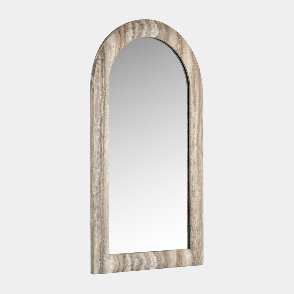 Travertine Arch - Wall Mirror