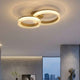 Rhea Gold - Flush Ceiling Light