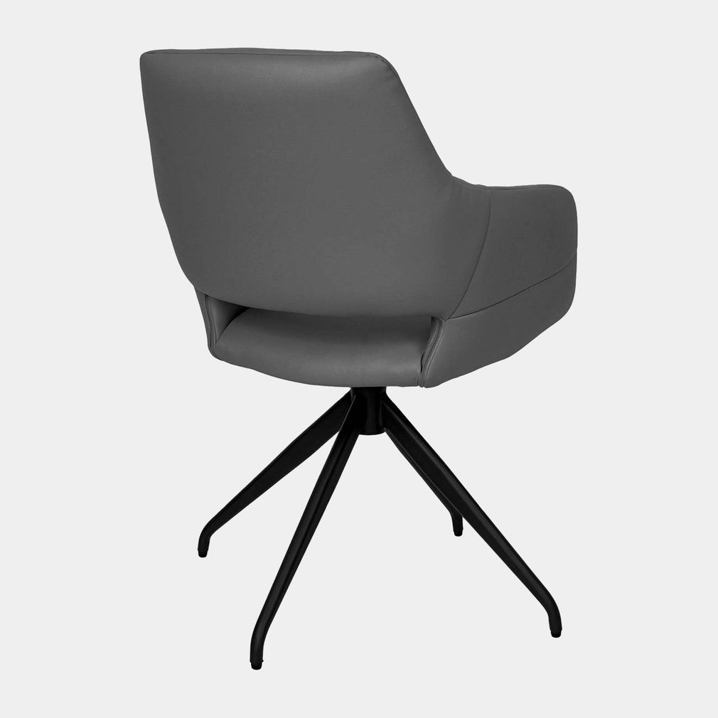 Adana - Swivel Dining Chair, Faux Leather