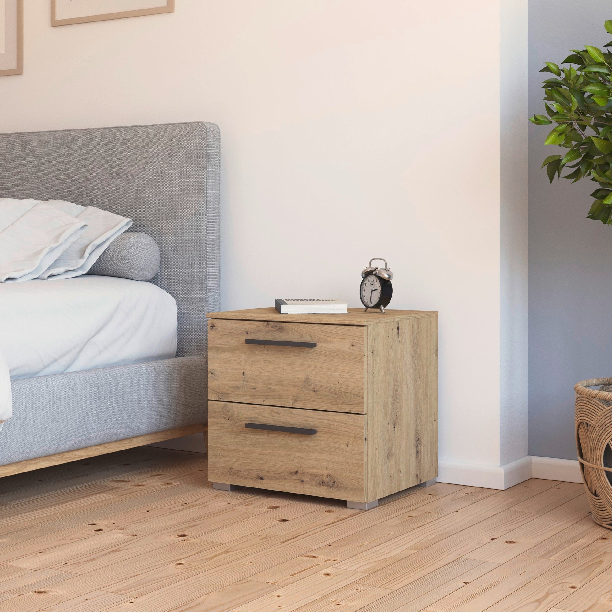 Charlton - 2 Drawer Bedside Table