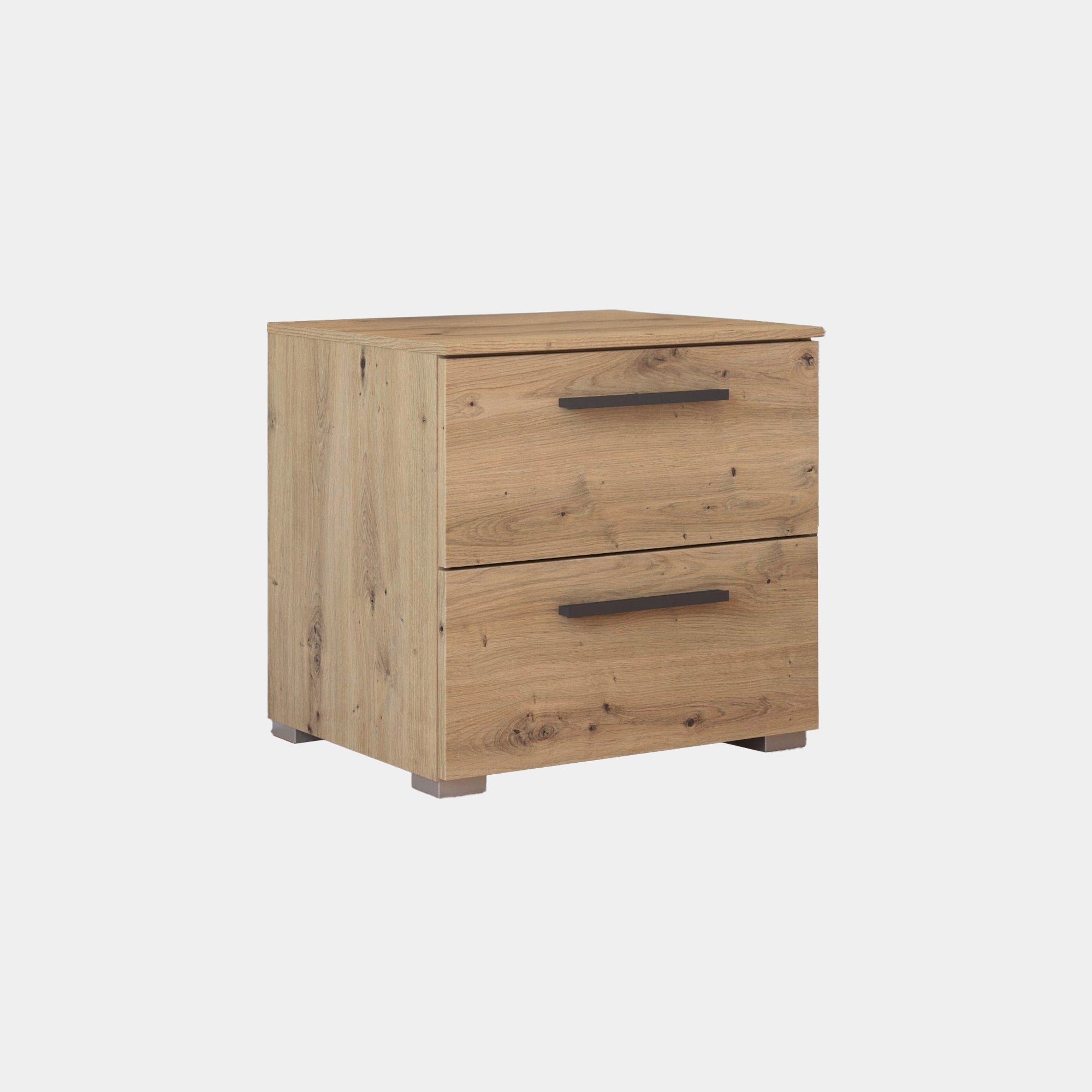Charlton - 2 Drawer Large Bedside Table