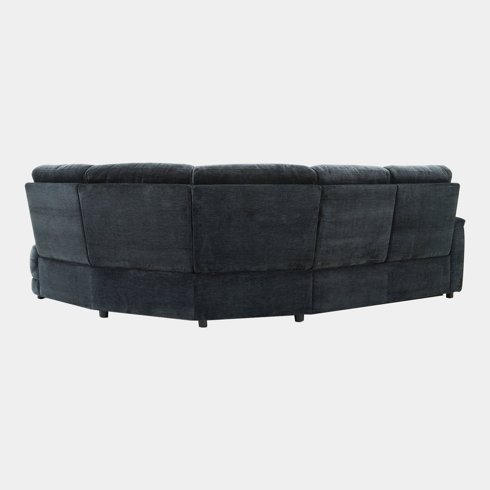 Chelsea - RHF Power Recliner Corner Sofa, Mayfair Midnight Fabric