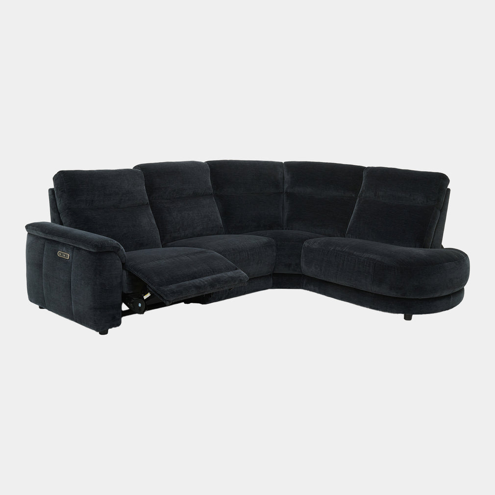 Chelsea - RHF Power Recliner Corner Sofa, Mayfair Midnight Fabric