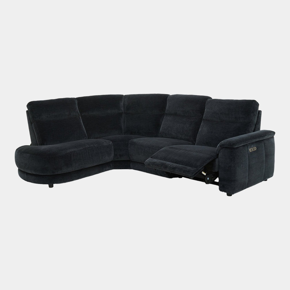 Chelsea - LHF Power Recliner Corner Sofa, Mayfair Midnight Fabric