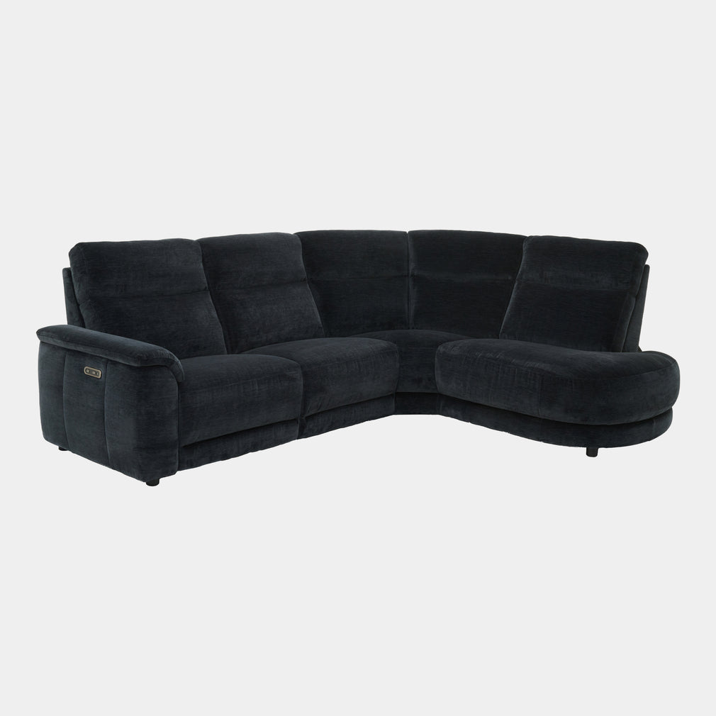 Chelsea - RHF Power Recliner Corner Sofa, Mayfair Midnight Fabric