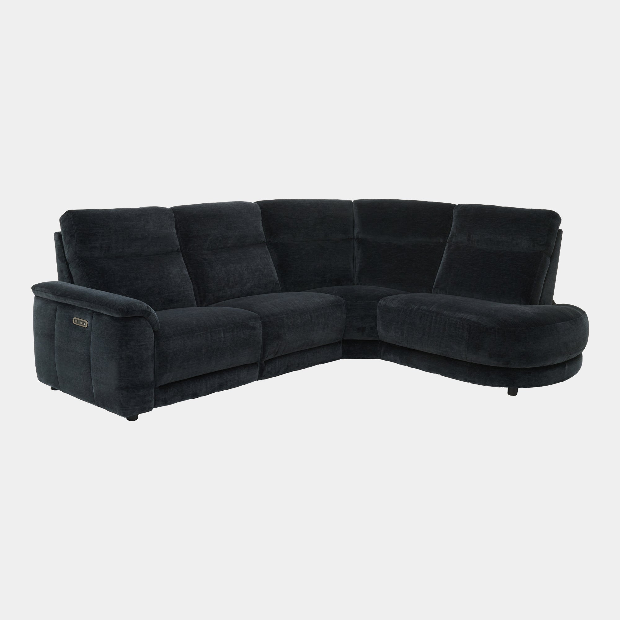 Chelsea - RHF Power Recliner Corner Sofa, Mayfair Midnight Fabric