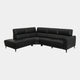 Hamilton - RHF Power Recliner Corner Sofa, Charcoal Leather