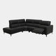 Hamilton - RHF Power Recliner Corner Sofa, Charcoal Leather