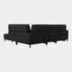 Hamilton - LHF Power Recliner Corner Sofa, Charcoal Leather