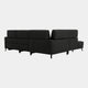 Hamilton - RHF Power Recliner Corner Sofa, Charcoal Leather
